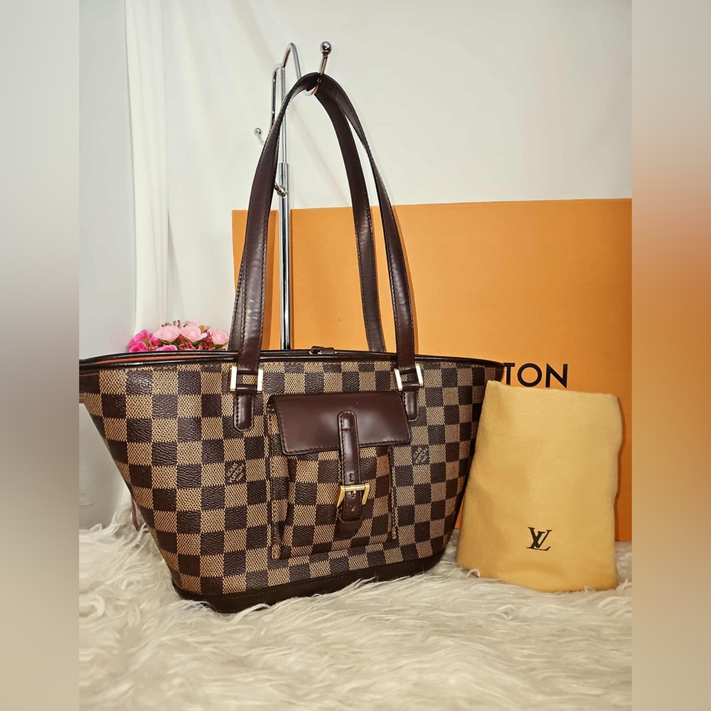 Louis Vuitton Monosque Damier Ebene PM size